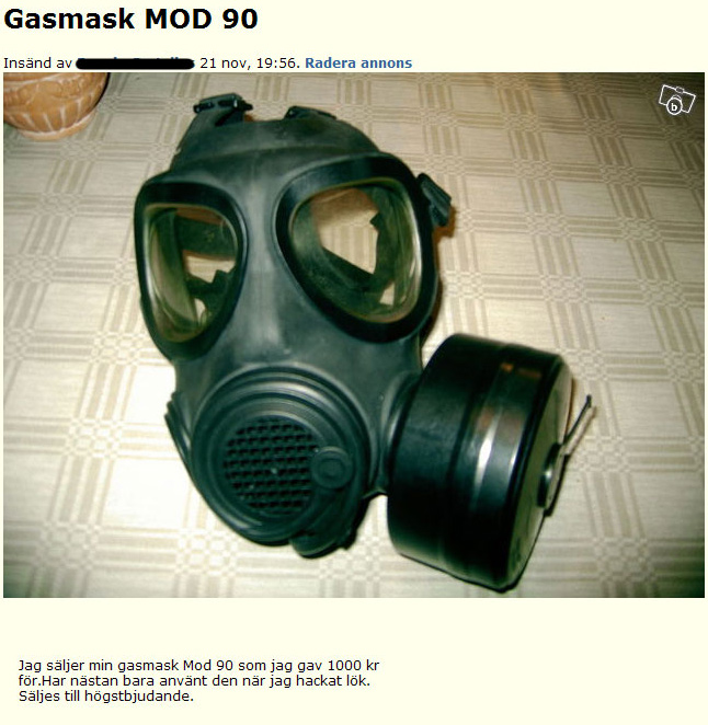 Gasmask MOD 90