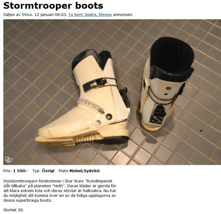 Stormtrooper boots