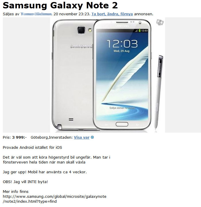 Samsung Galaxy Note 2