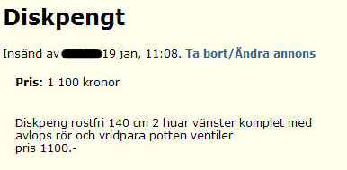 Diskpengt