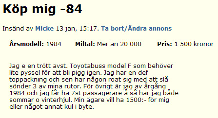 Köp mig -84
