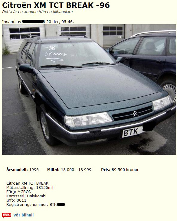 Citroën XM TCT BREAK
