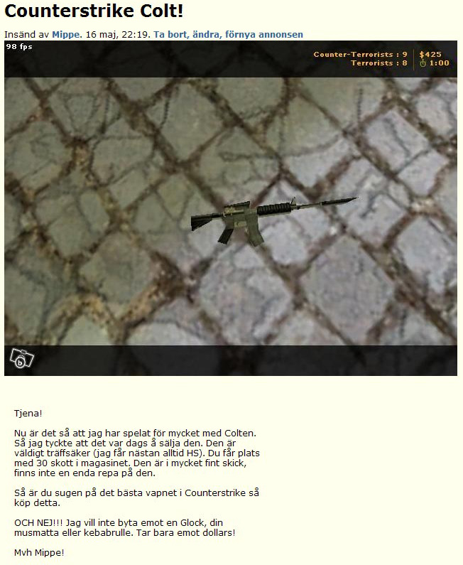 Counterstrike Colt!