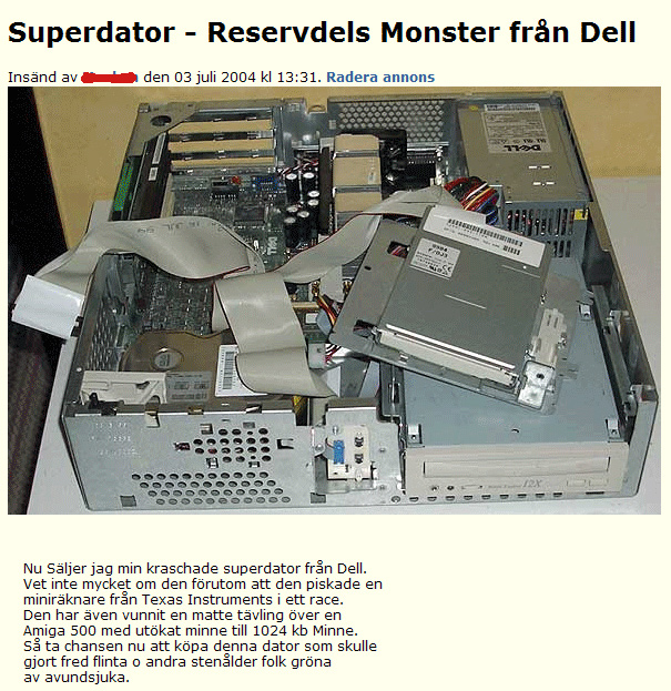 Superdator - Reservdels Mon..