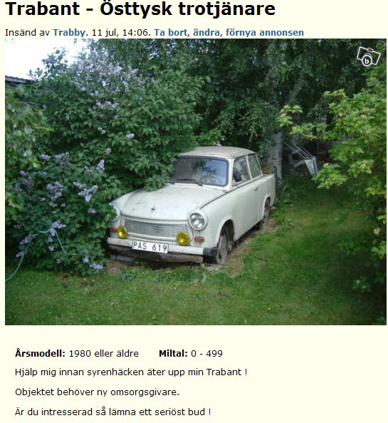 Trabant - Östtysk trotjänare