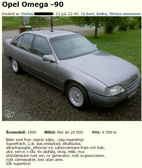 Opel Omega -90