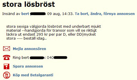 stora lösbröst