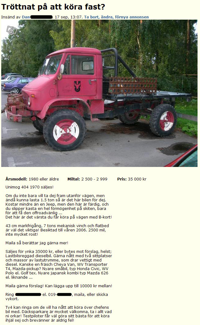 Tröttnat på att köra fast?