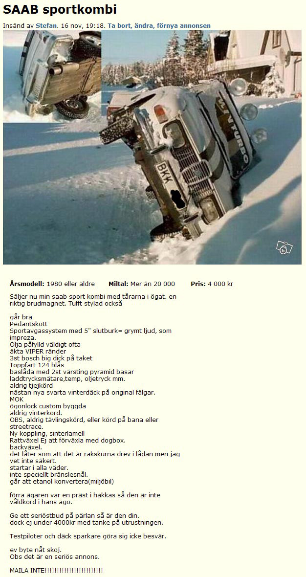 SAAB sportkombi