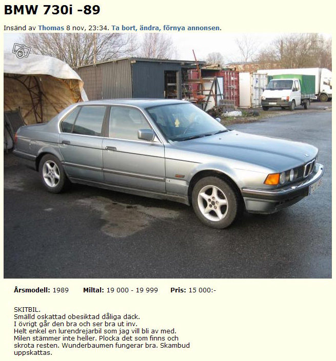 BMW 730i -89