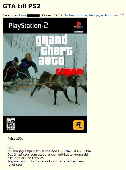 GTA till PS2