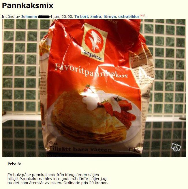 Pannkaksmix