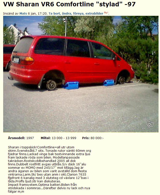 VW Sharan VR6 Comfortlibe "stylad" -97