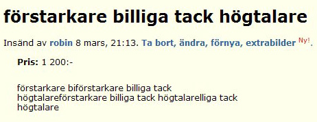 förstarkare billiga tack högtalare