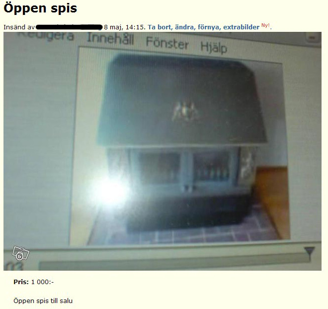 Öppen spis