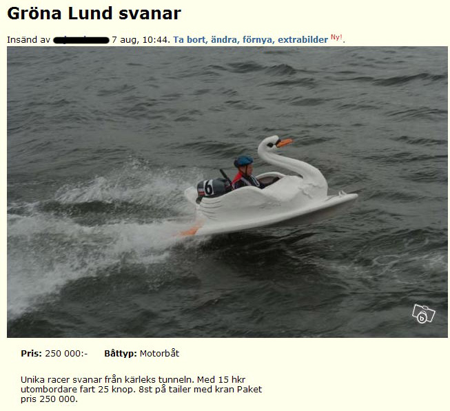 Gröna Lund svanar