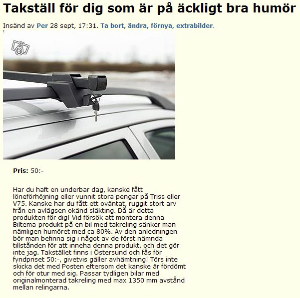 Takställ för dig som är på äckligt bra humör