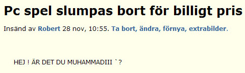 Pc spel slumpas bort för billigt pris