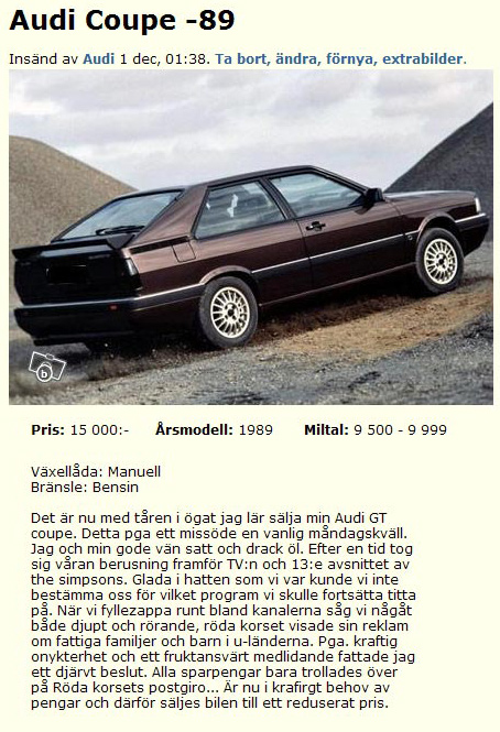 Audi Coupe -89