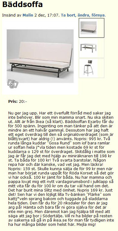 Bäddsoffa