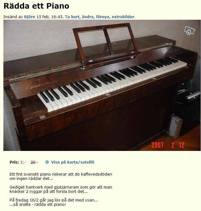 Rädda ett Piano