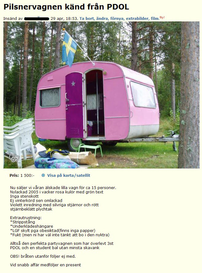 Pilsnervagnen känd från PDOL
