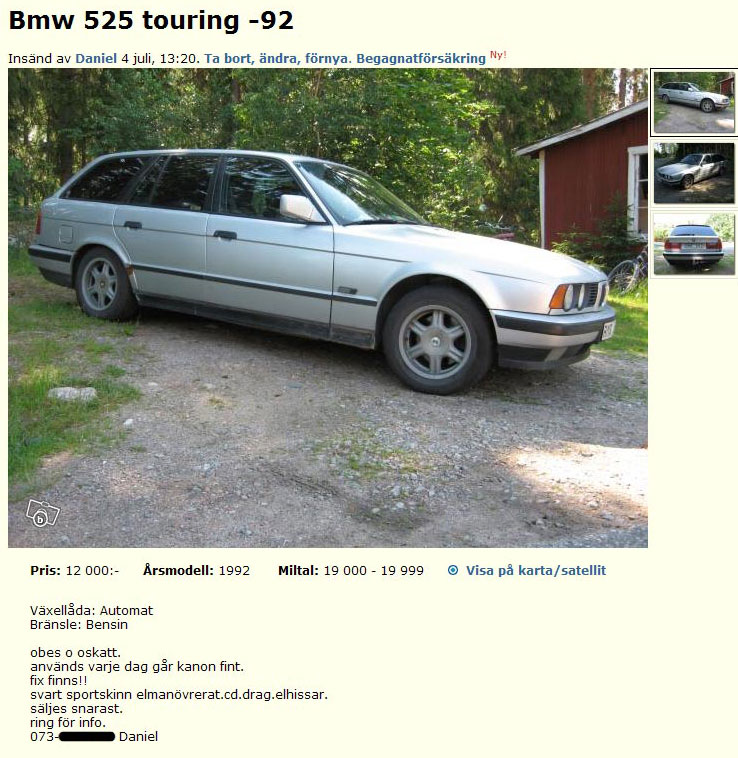 Bmw 525 touring -92
