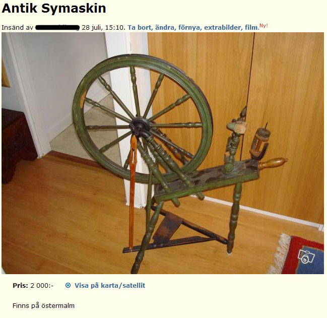Antik Symaskin