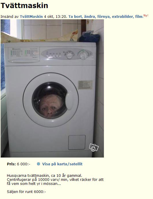 Tvättmaskin