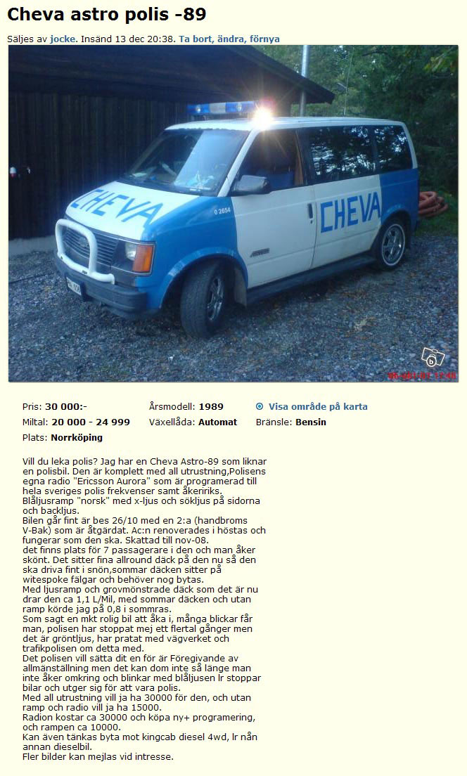 Cheva asto polis -89