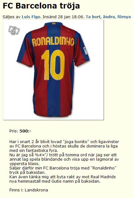 FC Barcelona tröja