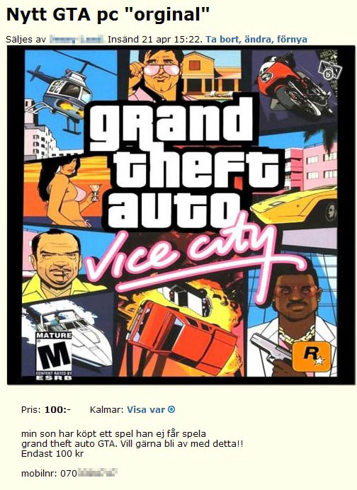 Nytt GTA pc "orginal"