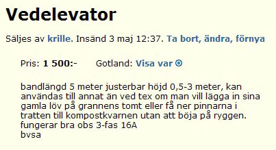 Vedelevator