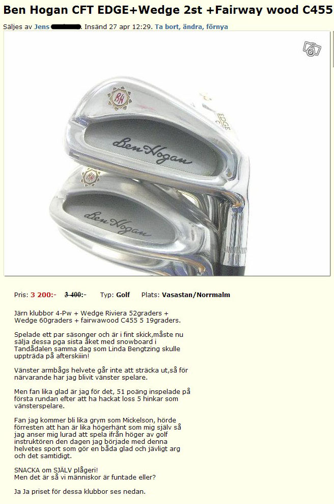 Be Hogan CFT EDGE+Wedge 2st..