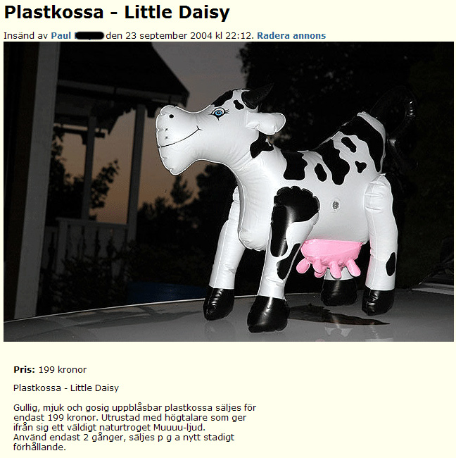 Plastkossa - Little Daisy