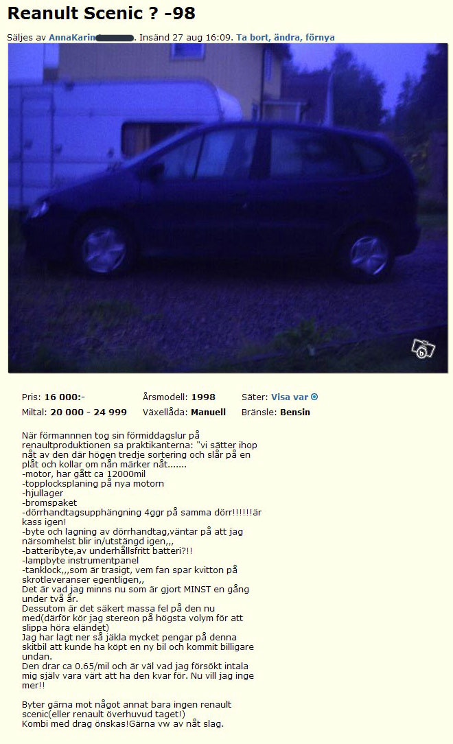 Reanult Scenic ? -98