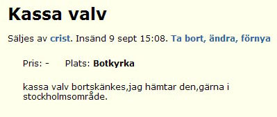 Kassa valv