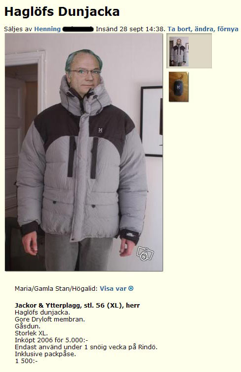 Höglöfs Dunjacka
