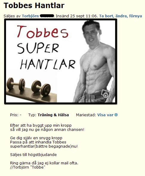 Tobbes Hantlar