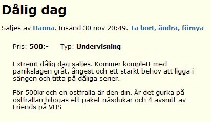 Dålig dag
