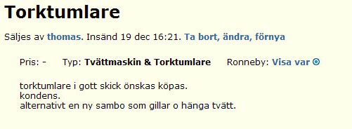 Torktumlare