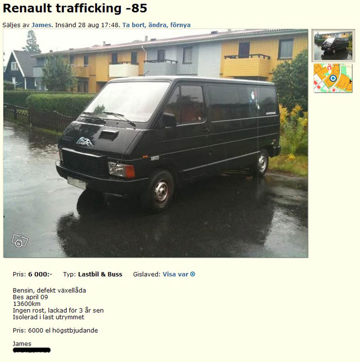 Renault trafficking -85