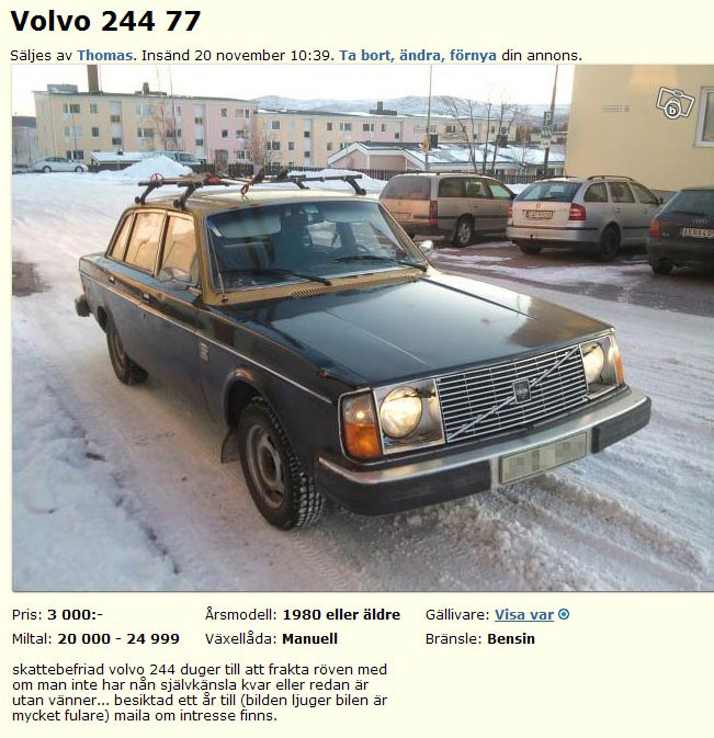 R service 77 volvo