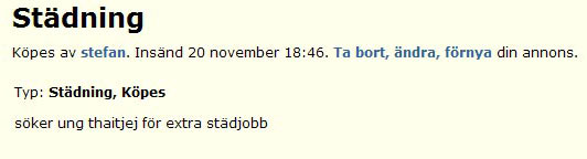 Städning