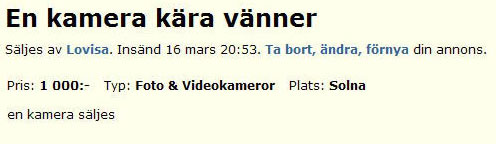 En kamera kära vänner