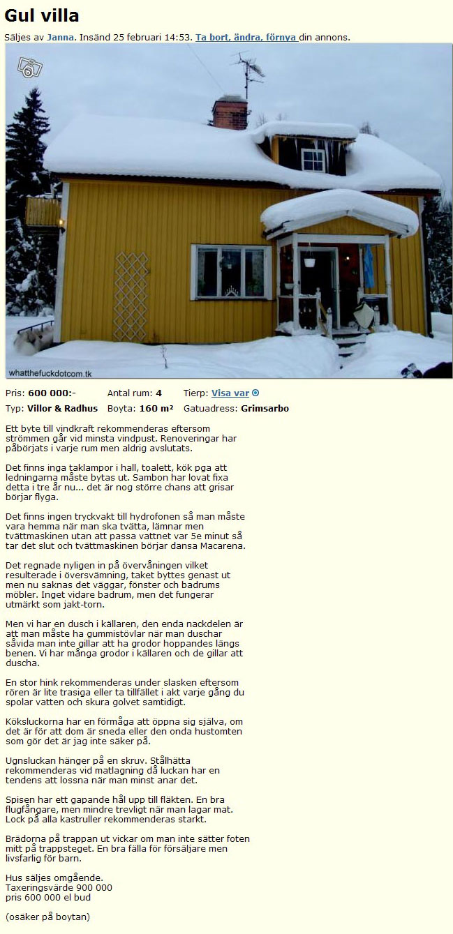 Gul villa